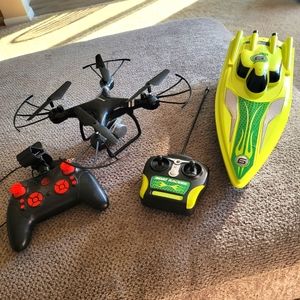Drone and boat racer